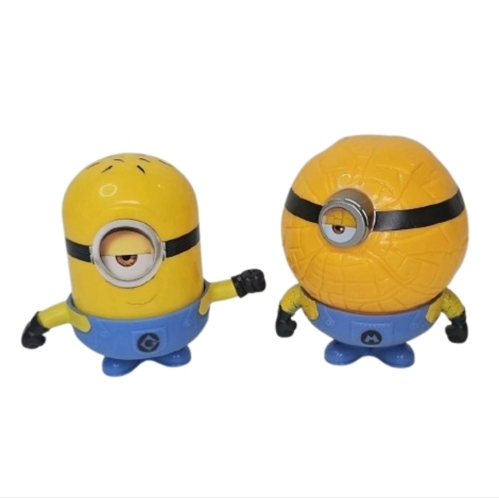 🎁Happy Meal Toy Minions Babble Otto and Despicable Interactive Toy ( Set of 2)
